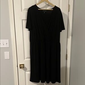 Lane Bryant Black Midi Dress